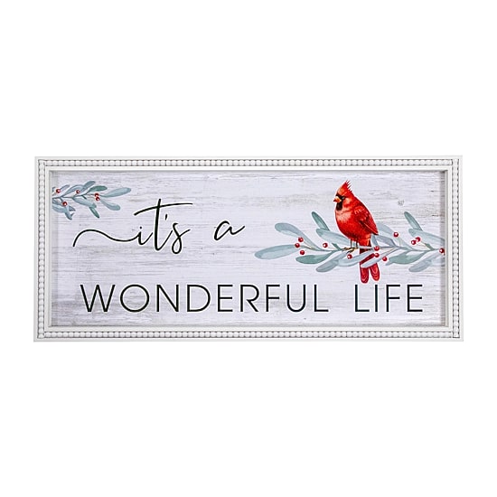 Northlight 24" Framed Itfts A Wonderful Life Wall Sign