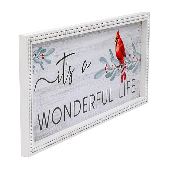Northlight 24" Framed Itfts A Wonderful Life Wall Sign