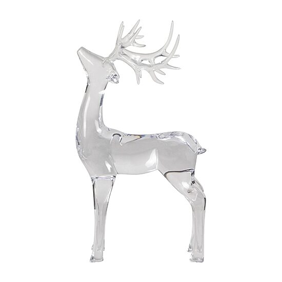 Northlight 15" Standing Acrylic Deer Christmas Tabletop Decor