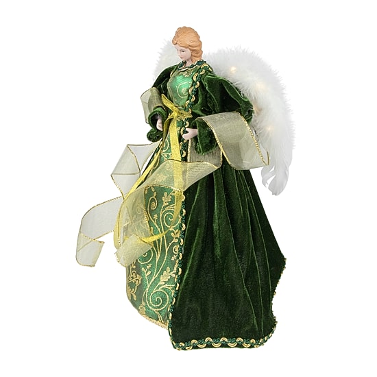 Northlight 14" Angel With Lighted Wings Christmas Tree Topper