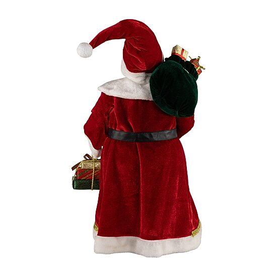 Northlight 24" Nordic Style Santa Claus With Gifts Christmas Figurine