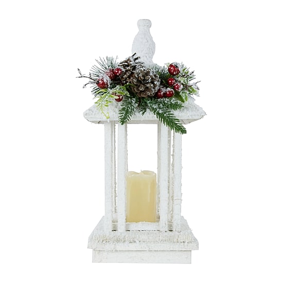 Northlight 15" Led Lighted Storm Lantern Decorative Lantern