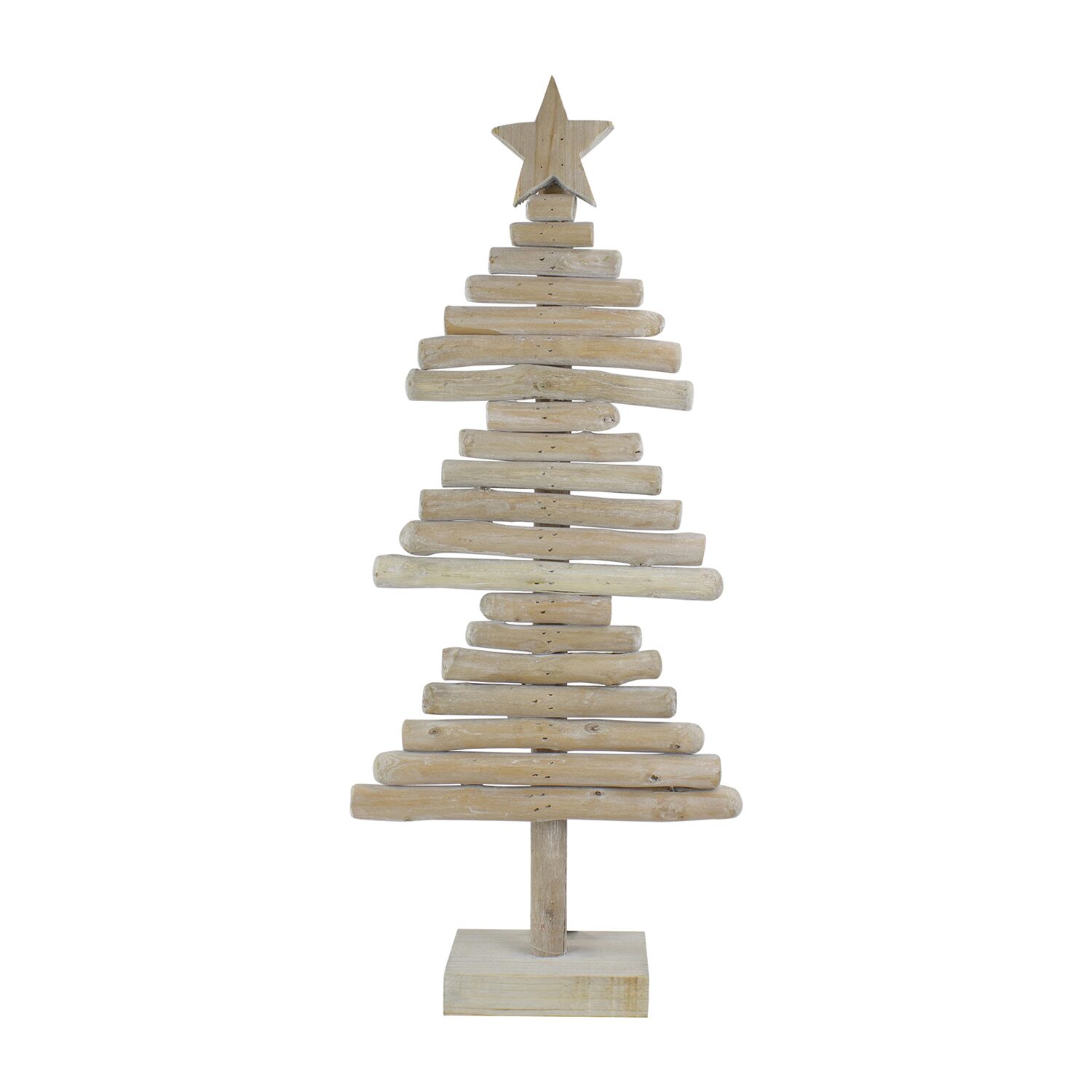 Northlight 26" Rustic Wooden With Star 2 Foot Christmas Tree