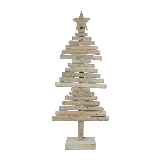 Northlight 26" Rustic Wooden With Star 2 Foot Christmas Tree