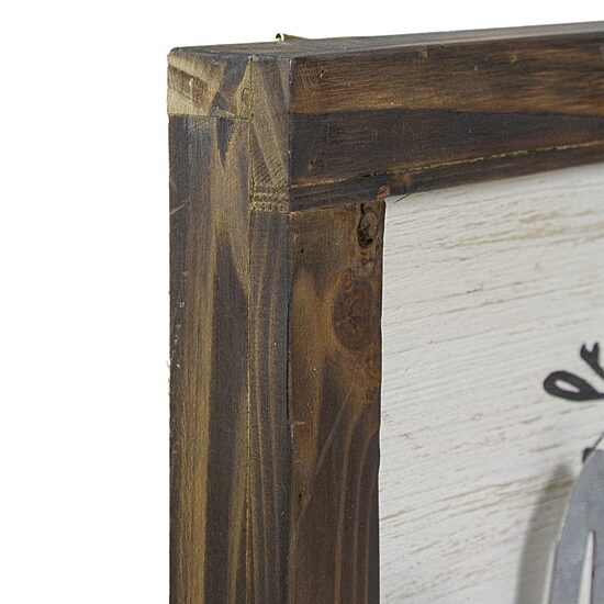 Northlight 18" Framed Wood And Metal Wall Wood Wall Art