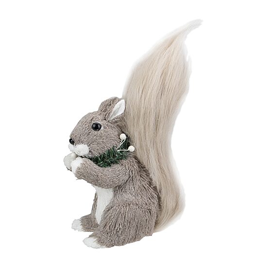 Northlight 12" Standing Squirrel With Neck Wreath Christmas Figurine