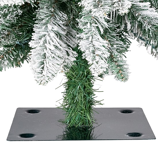 Northlight 6ft Pre Lit Pencil Flocked Alpine 6 Foot Flocked Pine Christmas Tree