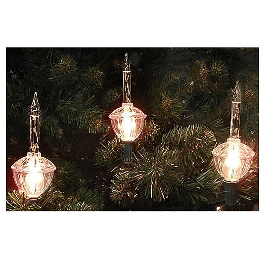 Northlight 6ft 7ct Clear Retro Bubble Glitter String Lights