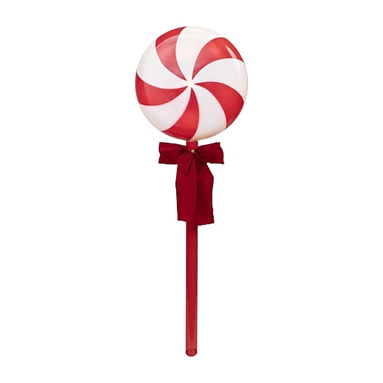 Northlight 16" Lighted Peppermint Candy Christmas Yard Art