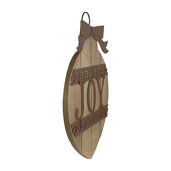 Northlight 17" Rustic "Joy" Wall Sign