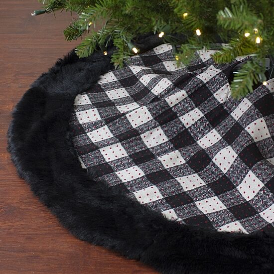Northlight 48" Buffalo Plaid Indoor Tree Skirt