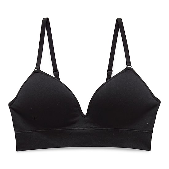 Ambrielle Seamless Womens Medium Support Wireless Bralette 366768
