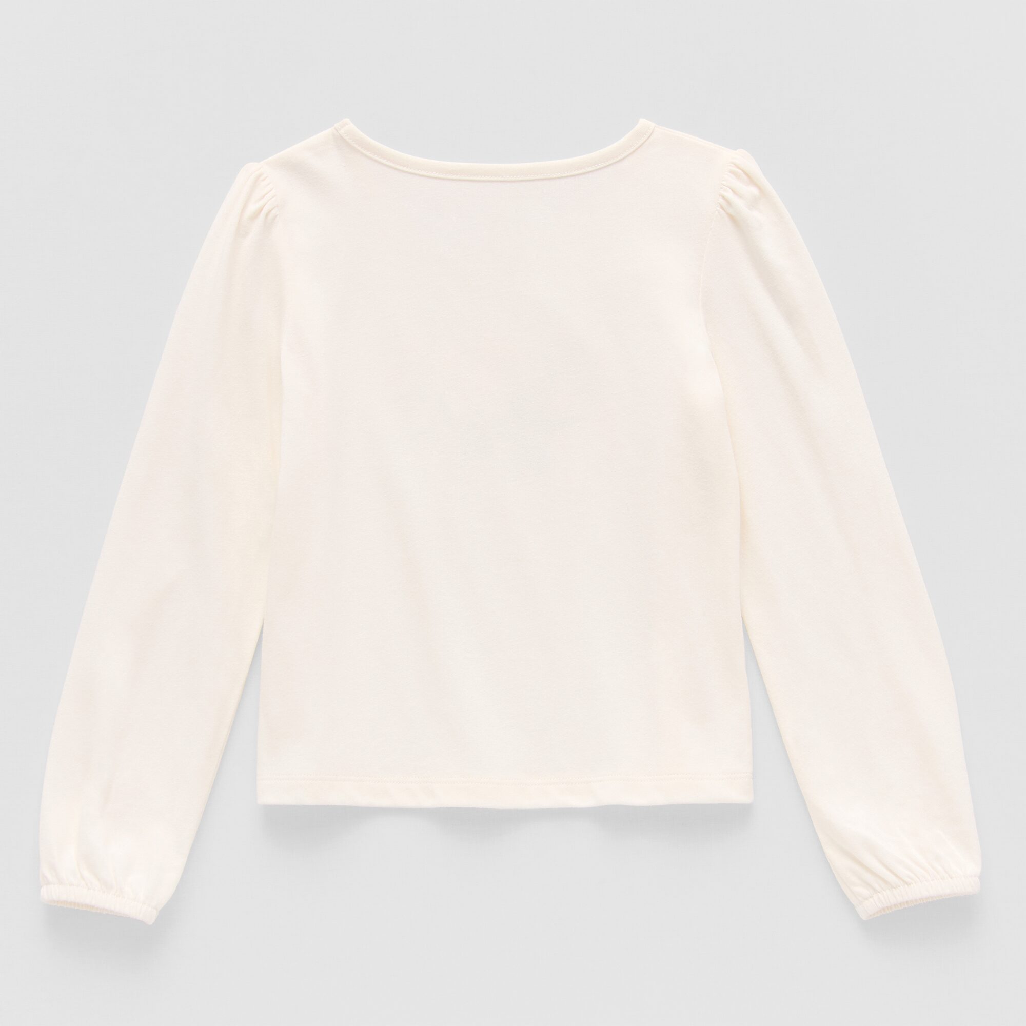Thereabouts Little Girls Round Neck Long Sleeve Regular Fit Graphic T-Shirt