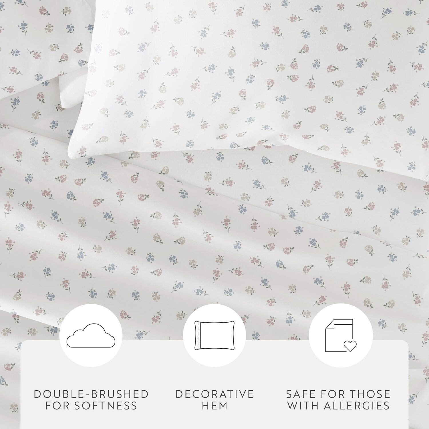 Casual Comfort Ditsy Floral Sheet Set