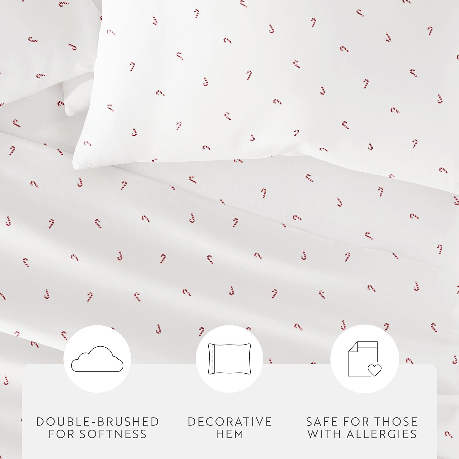 Casual Comfort Christmas Patterns Holiday Sheet Set