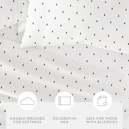Casual Comfort Christmas Patterns Holiday Sheet Set