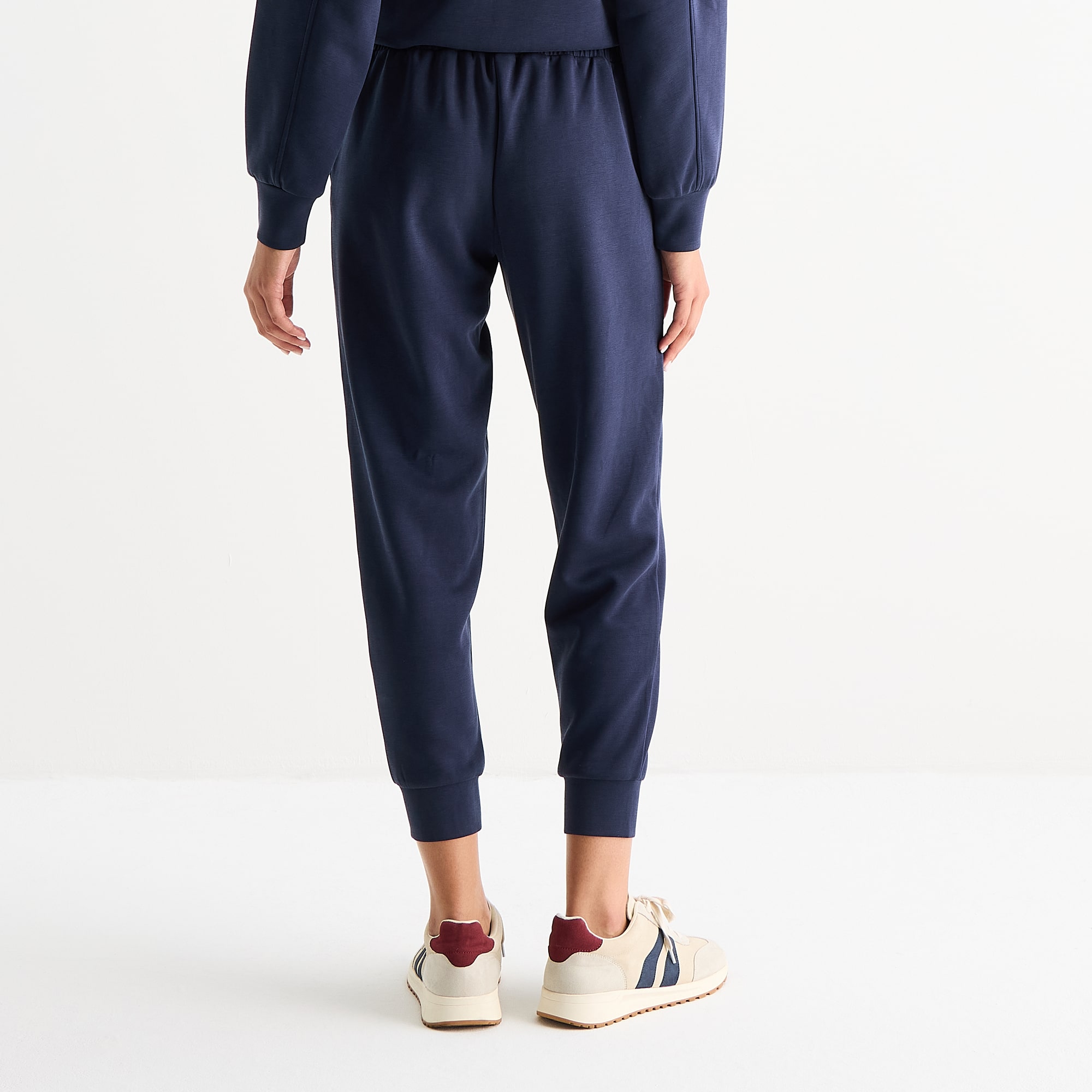 Stylus Womens Cuffed Mid Rise Jogger Pant