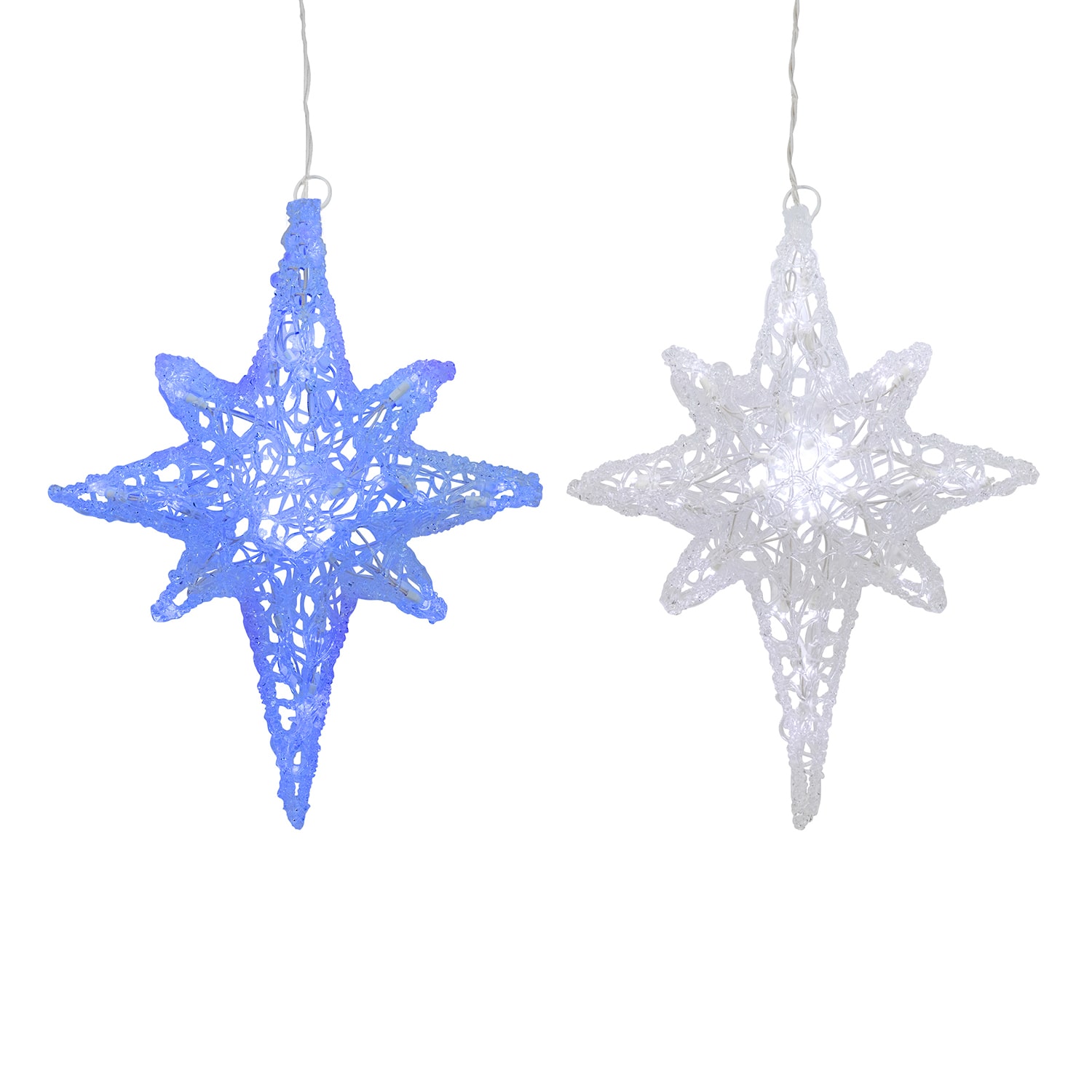 Northlight 22" Led Lighted Color Changing Star Of Bethlehem Christmas Window Decor