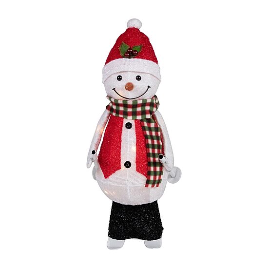 Northlight 24" Led Lighted Animated Skiing Snowman Christmas Yard Art
