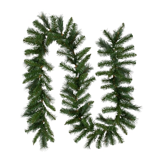 Northlight 9ft Mixed Green Beaver Pine Christmas Indoor Garland