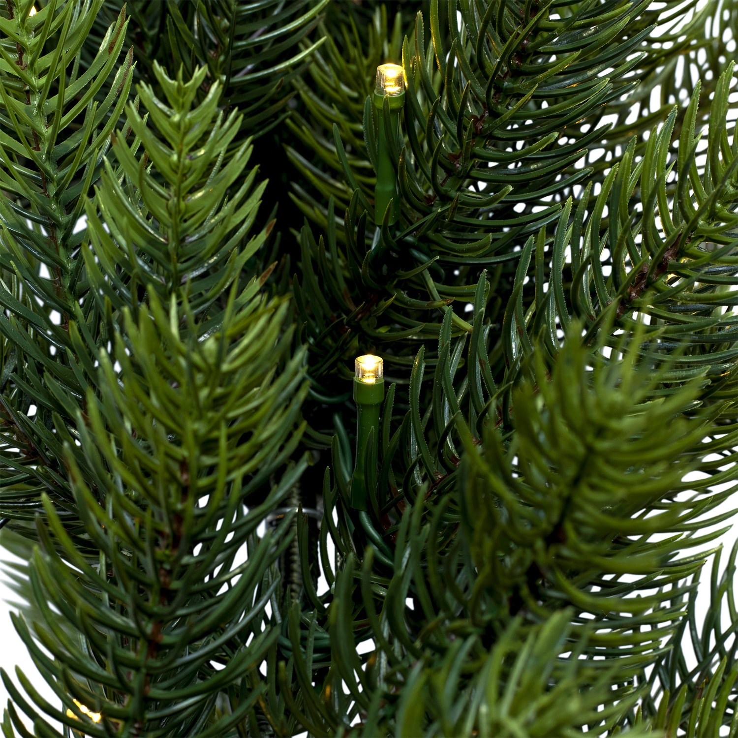 Northlight 24" Battery Operated Led Noble Fir Wreath