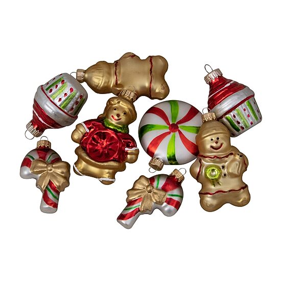 Northlight 3"  Gingerbread Men With Sweet Treats Christmas Ornament