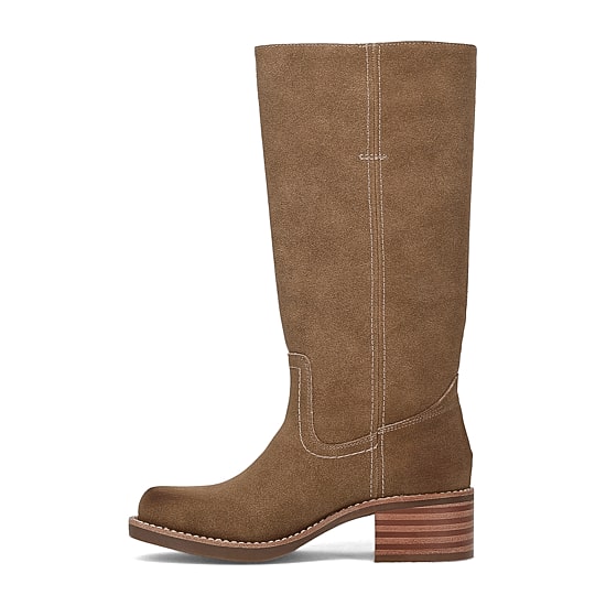 Frye and Co. Womens Miranda Stacked Heel Riding Boots