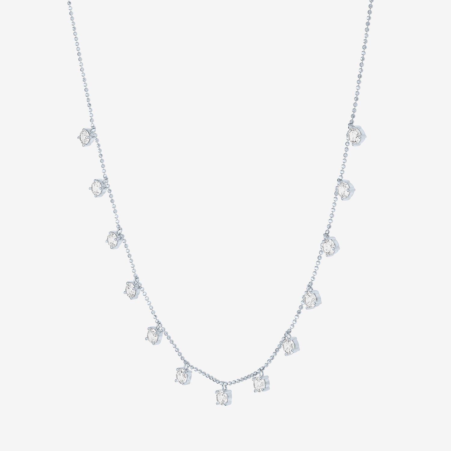 Diamond Addiction (G-H,Si2-I1) Womens 2 CT. T.W. Lab Grown White 10K Gold 18 Inch Pendant Necklace