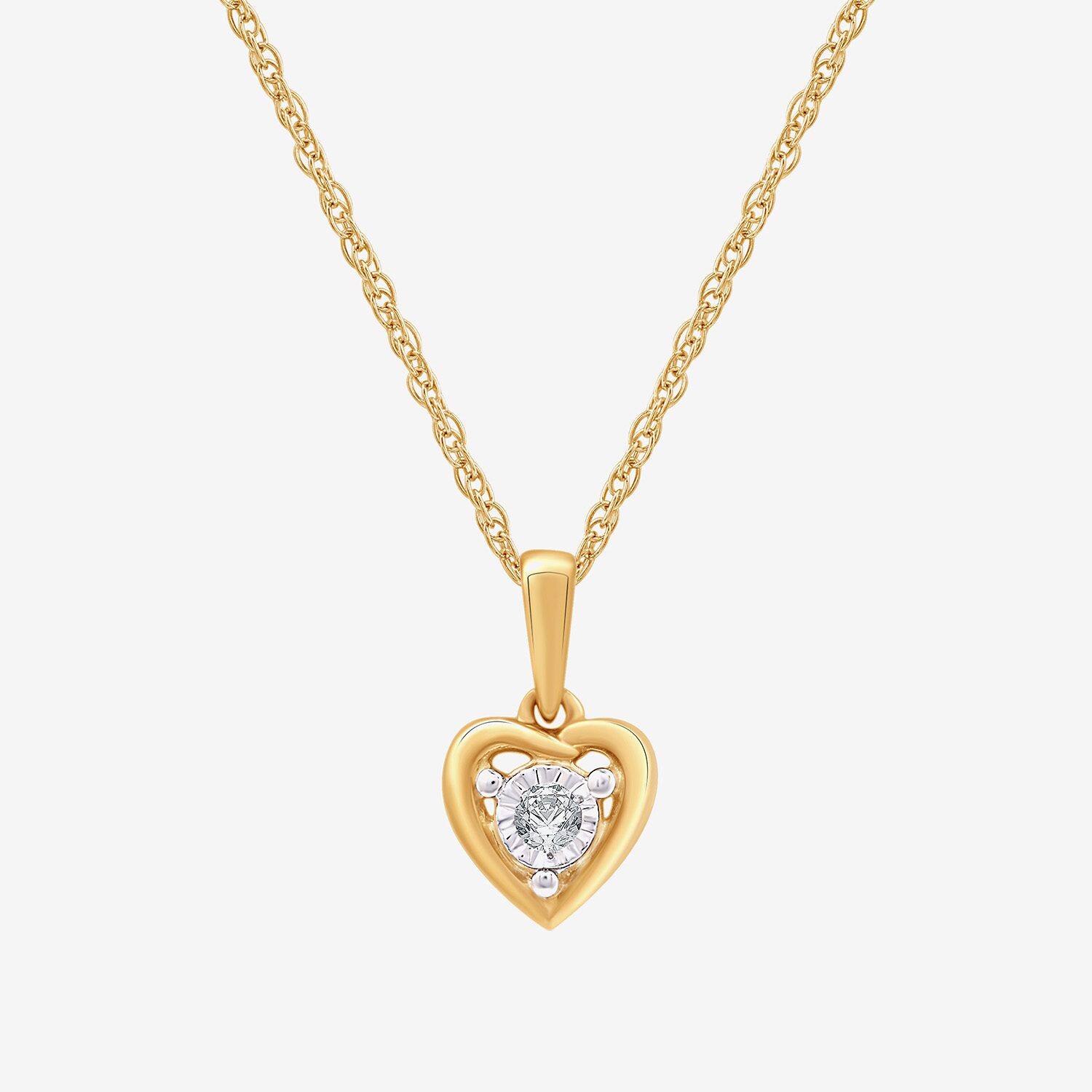 Yes, Please! (G, Si1-Si2) Womens 1/6 CT. T.W. Lab Grown White Diamond 14K Gold Over Silver 2 Pair Jewelry Set
