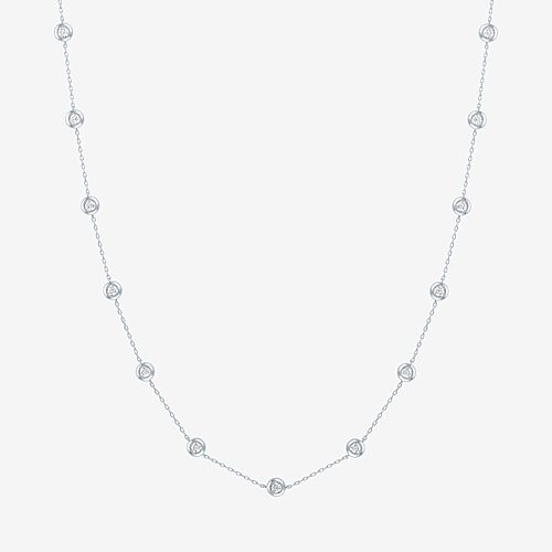 Diamond Addiction (G-H, Si2-I1) Womens 2 CT. T.W. Lab Grown White Diamond Sterling Silver 18 Inch Pendant Necklace, One Size, White