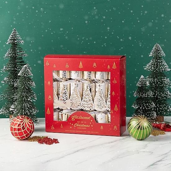 Glitzhome Christmas Tree Party Cracker Party Favor Kit