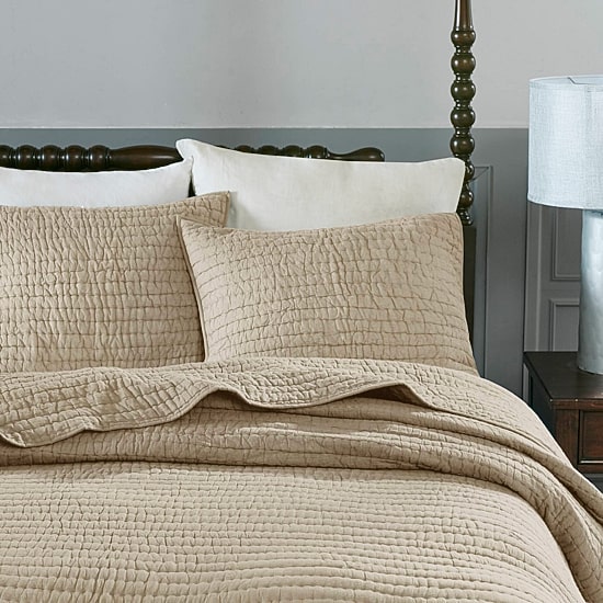 Madison Park Signature Serene 3-pc. Solid Quilt Set