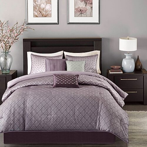 Madison Park Morris 7-pc. Comforter Set, One Size, Purple