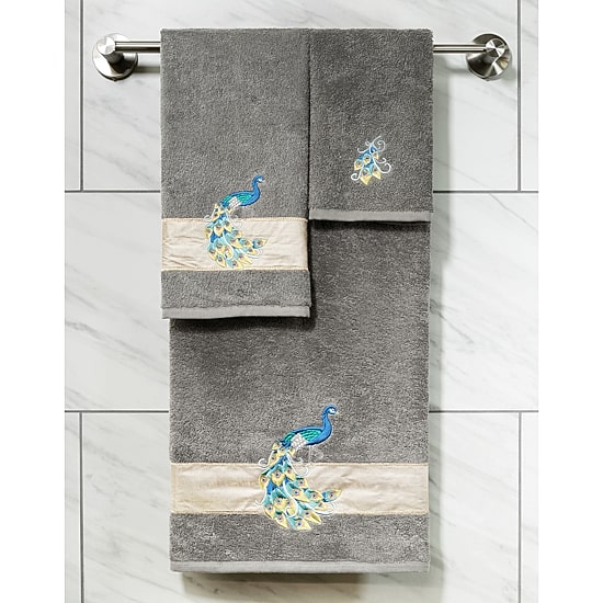 Linum Home Textiles Penelope 2-pc. Embellished Washcloth