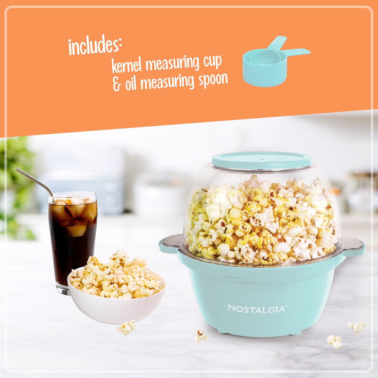 Nostalgia Stirring Popcorn Maker