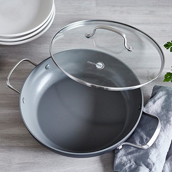 GreenPan Chatham Hard Anodized Ceramic Non-Stick 11" Covered Everyday Pan