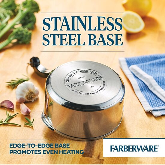 Farberware Classic Series 1-qt. Straining Saucepan with Lid