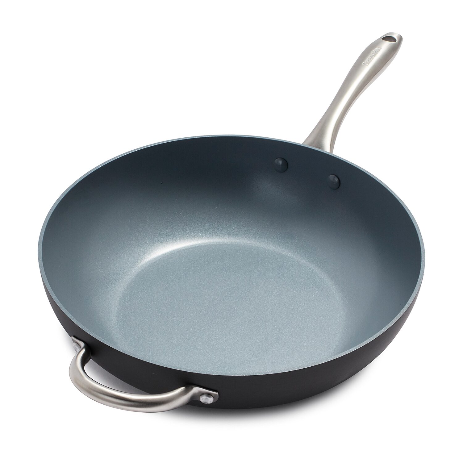 GreenPan Lima Hard Anodized Ceramic Non-Stick 12.5" Open Wok