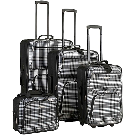 Rockland Fashion 4-pc. Softside Luggage Set