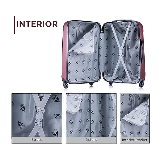 InUSA Pilot 20 Inch Hardside Lightweight Carry-On Spinner Luggage