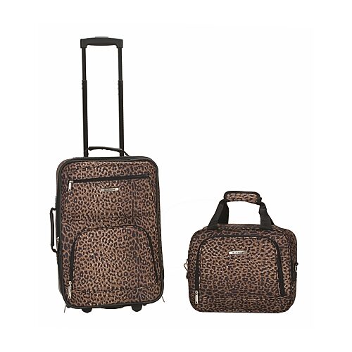Rockland Rio 2-pc. Softside Luggage Set, One Size, Brown