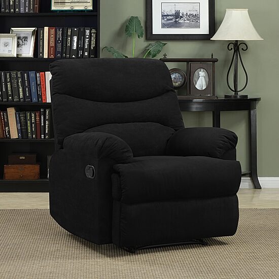 ProLounger Smith Wall Hugger Recliner in Stain Resistant Microfiber with Ultra Padded Armrests