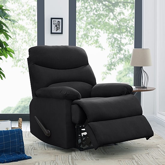 ProLounger Smith Wall Hugger Recliner in Stain Resistant Microfiber with Ultra Padded Armrests