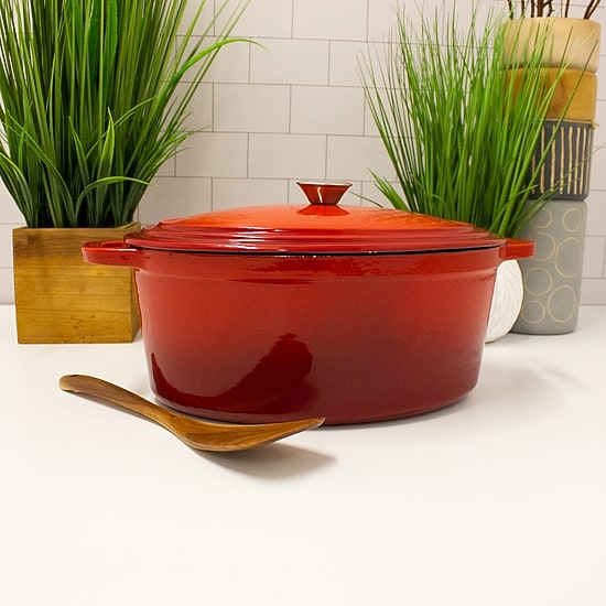 BergHOFF® Neo 8-qt. Oval Cast Iron Casserole Dish