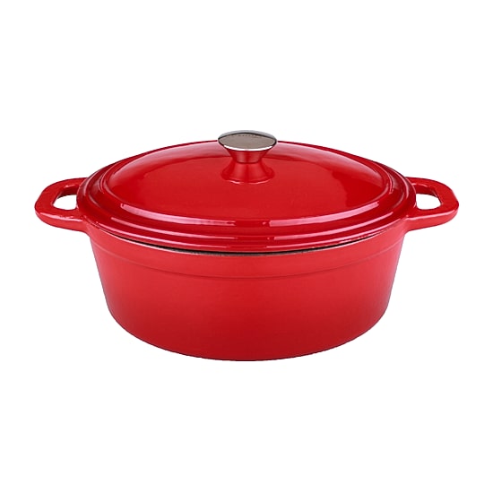 BergHOFF® Neo 8-qt. Oval Cast Iron Casserole Dish