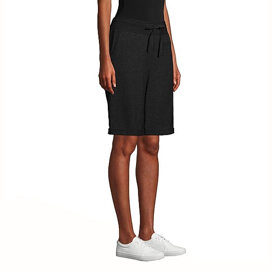 Hanes Womens 11" High Rise Bermuda Short