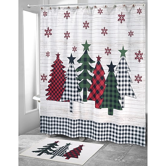 Avanti Tis The Season Shower Curtain