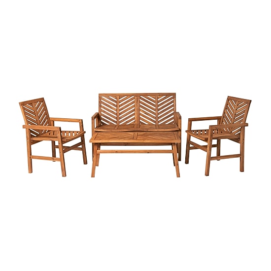 Walker Edison Vincent Collection 4-pc. Lounge Set