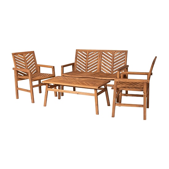 Walker Edison Vincent Collection 4-pc. Lounge Set