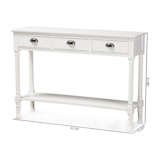Garvey Living Room Collection 3-Drawer Console Table